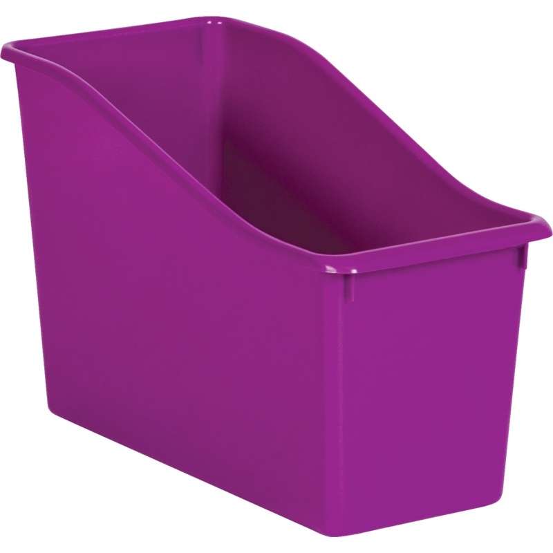Purple Plastic Book Bin